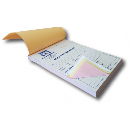 Création & Impression - Carnet Autocopiant 100% Personnalisable